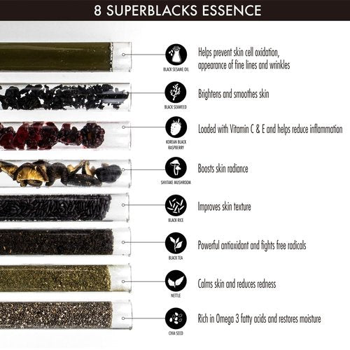 YENSA BC Foundation - Full Coverage, Skin Superfood, Hydrating Serum & SPF 40 Sunscreen (Deep Neutral) 1 fl oz
