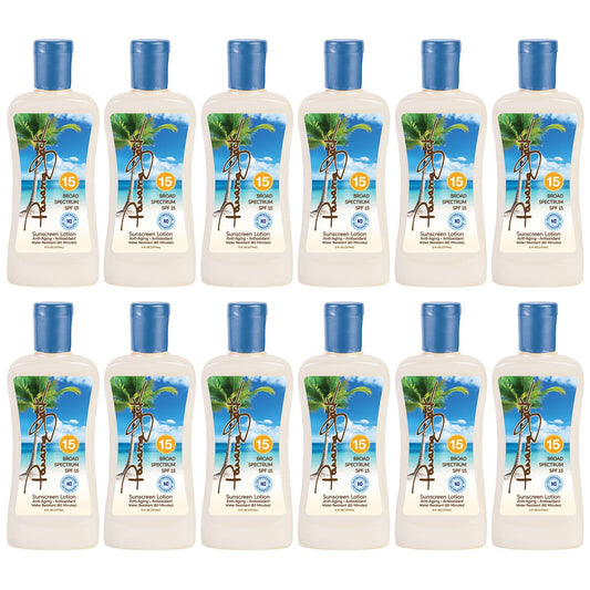 Panama Jack Sunscreen Suntan Lotion - SPF 15, Broad Spectrum UVA/UVB Protection, PABA, Paraben, Gluten & Cruelty Free, Water Resistant (80 Minutes), 6 FL OZ