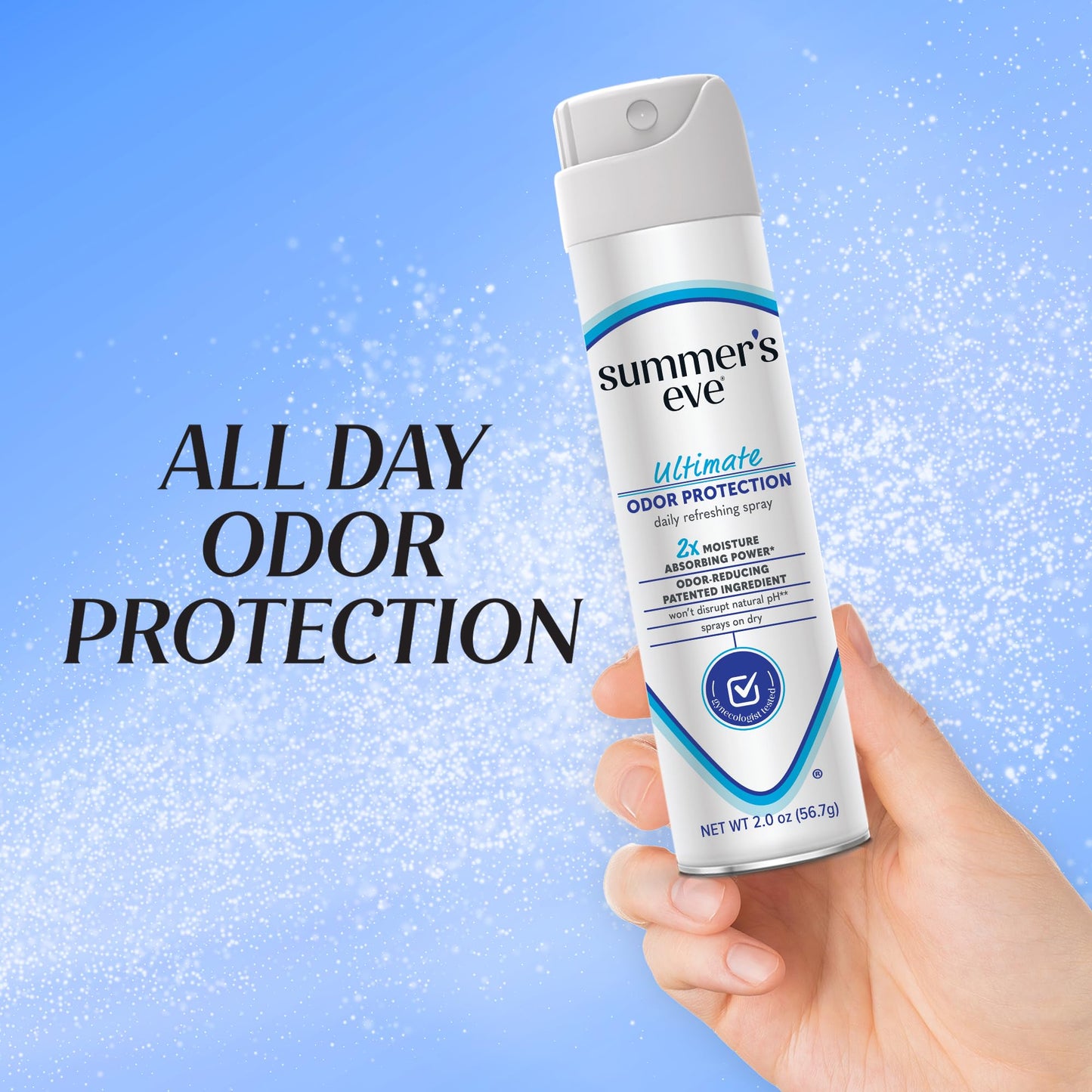Summer's Eve Daily Feminine Spray, Ultimate Odor Protection, 2 Oz