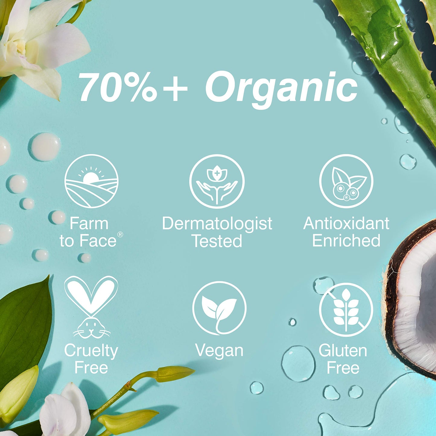 COOLA Organic Sun Silk Face Moisturizer Lotion with SPF 30, Dermatologist Tested Mineral Sunscreen & Sunblock with Plant-Derived BlueScreen Digital De-Stress Technology, 1.5 Fl Oz