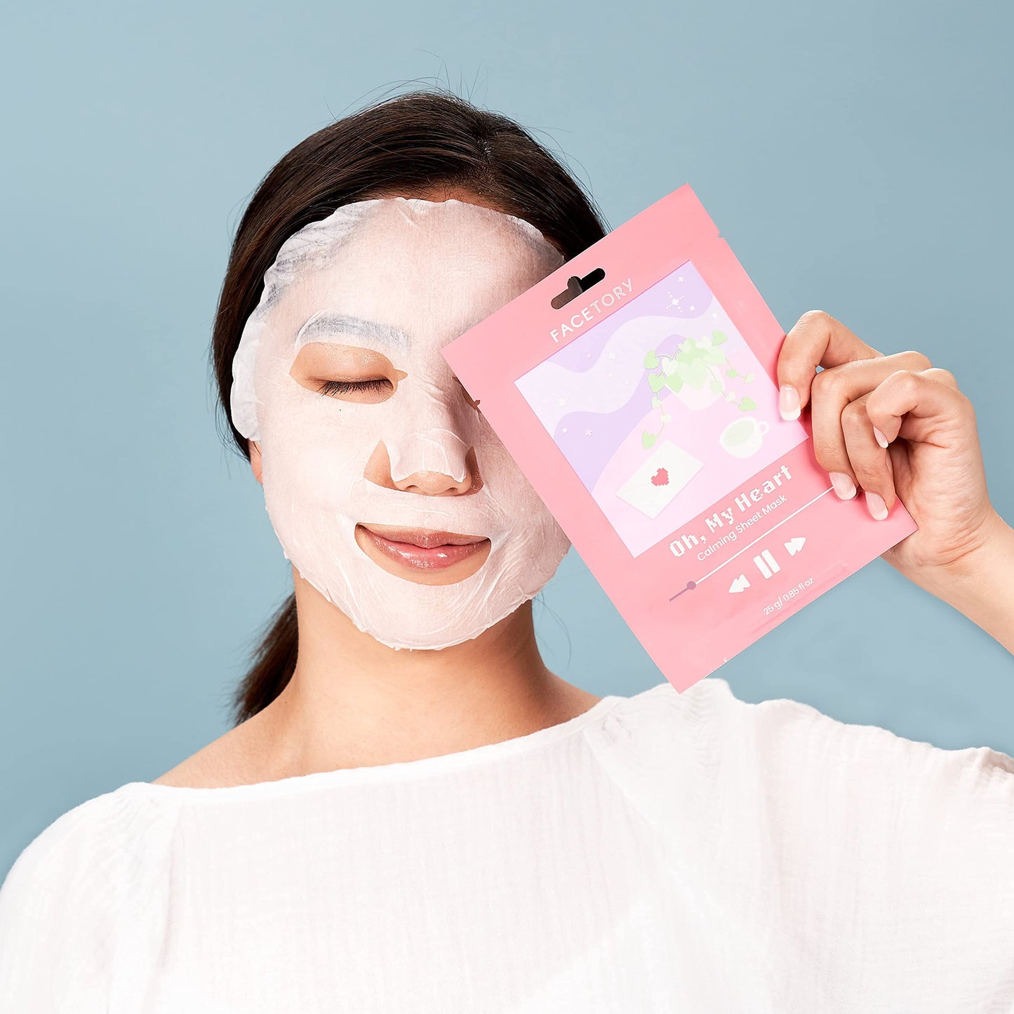 FACETORY Acne Sheet Mask Collection (Pack of 6)- Soothing, Rejuvenating, Illuminating Sheet Mask for Blemishes, Oily Skin Types, Pimples