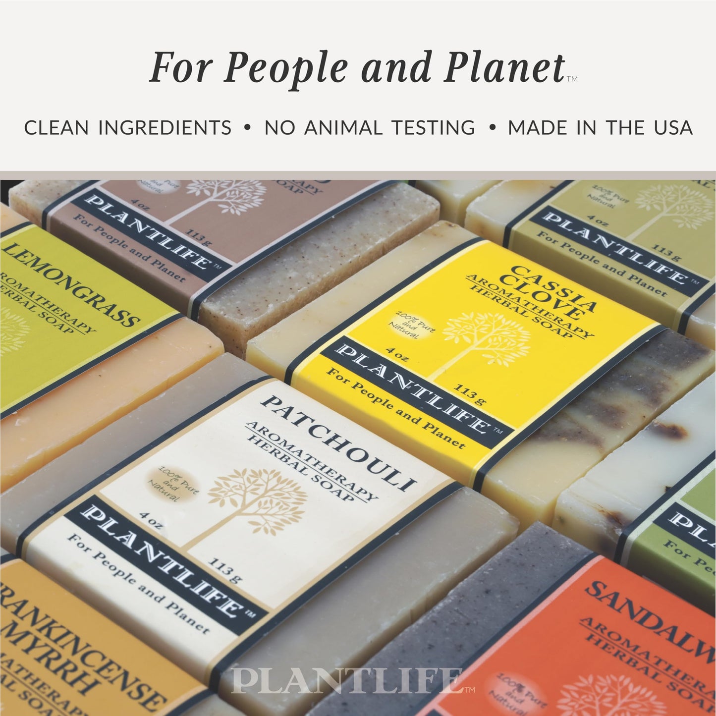 Plantlife Sandalwood Bar Soap Pack of 2 - Moisturizing and Soothing Soap for Your Skin - Hand Crafted Using Plant-Based Ingredients - Made in California 4oz Bar