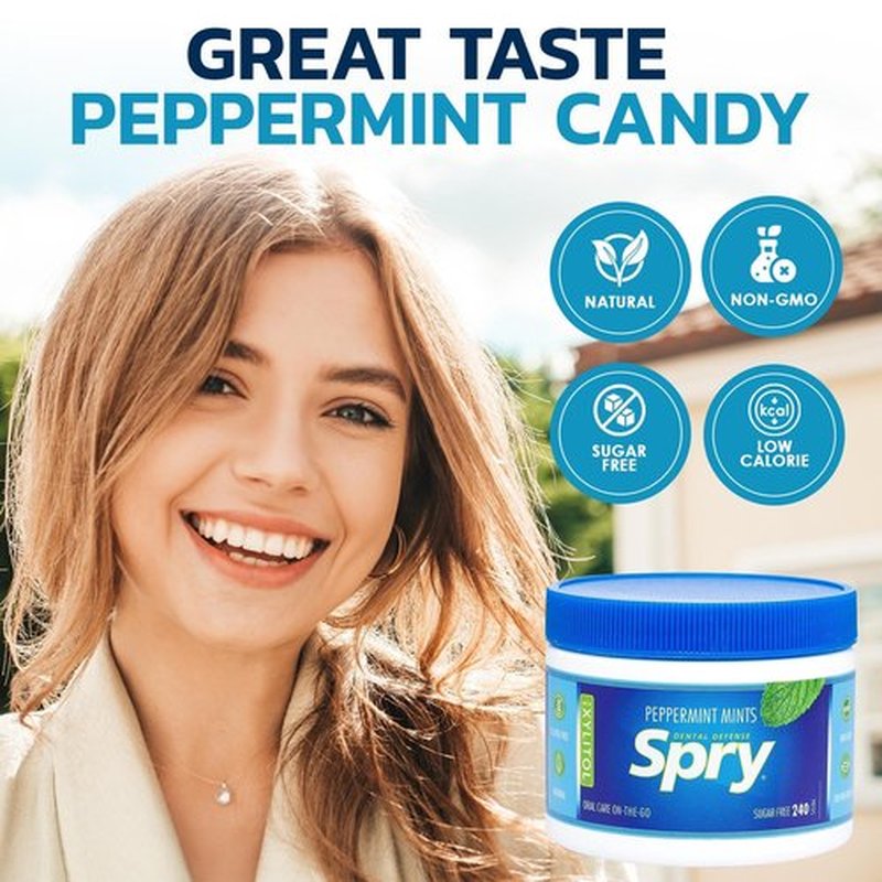 Spry Total Dental Health Kit, All Day Oral Care and Gum Health Kit Including Spry Xylitol Sugar Free Gum, Xylitol Sugar Free Candy Mints, Xylitol Oral Rinse and Spearmint Toothpaste with Xylitol