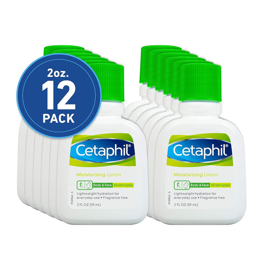Cetaphil Moisturizing Lotion 12-Pack | Hydrating Skin Care for All Skin Types