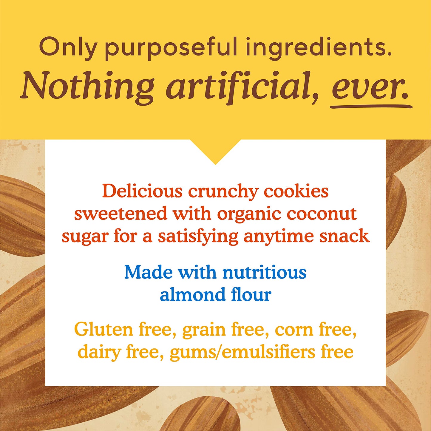 Simple Mills Almond Flour Toasted Pecan Cookies, Gluten Free and Delicious Crunchy Cookies, Organic Coconut Oil, Good for Snacks (Packaging May Vary)