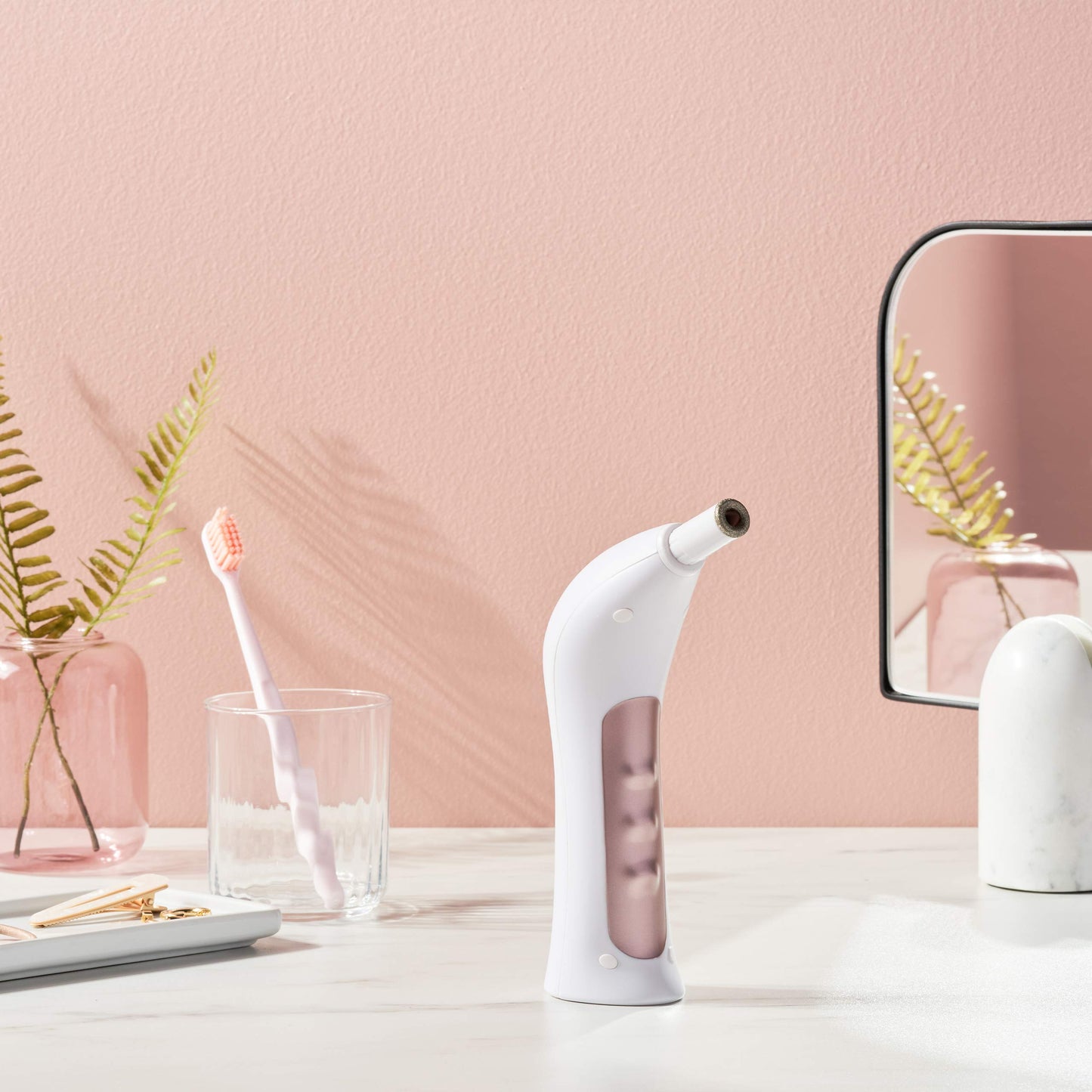 Trophy Skin RejuvadermMD - Microdermabrasion Machine On-The-Go - Facial Exfoliation with Real Diamond Tip for Radiant and Youthful Skin
