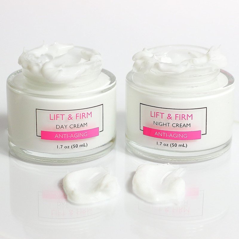 Lift & Firm Day & Night Cream Set with Collagen - SpaScriptions Clinicals | 2 Pack (1.7oz)