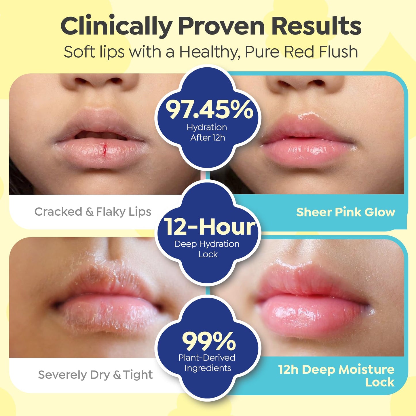 GOONGBE Kids' Color Lip Balm - Korean Kids Red Tint Lip Balm for Chapped and Cracked Lips with Natural Pigments - Hydrating Lips with Plant Oils and Shea Butter - Allergen Free Scent, 0.1 oz.