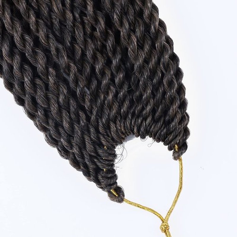 18 Inch 8Packs Senegalese Twist Hair Crochet Braids 30Stands/Pack Synthetic Braiding Hair Extensions for Black Women… (18inch, T1B/27)