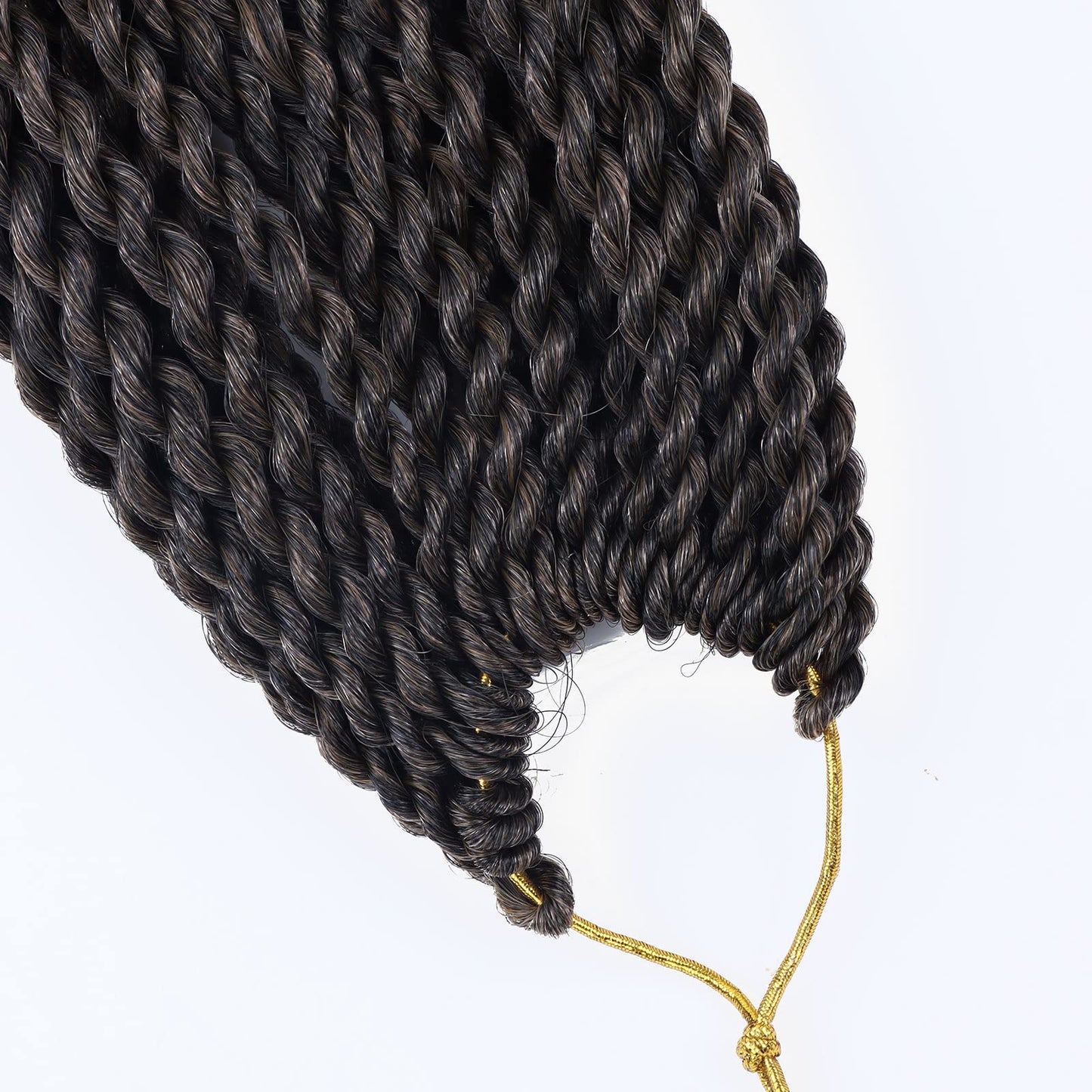 14 Inch 8Packs Senegalese Twist Hair Crochet Braids 30Stands/Pack Synthetic Braiding Hair Extensions for Black Women (14 Inch, T1B/27)