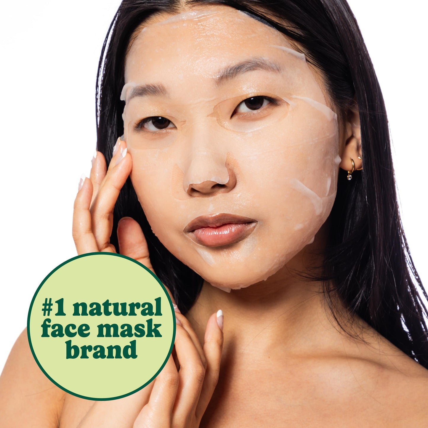 ESW Beauty Detox & Anti-Aging Face Masks - 2-Pack Raw Juice Sheet Mask Set - Rejuvenating Skincare Set - Includes Deep Detox & Green Reset