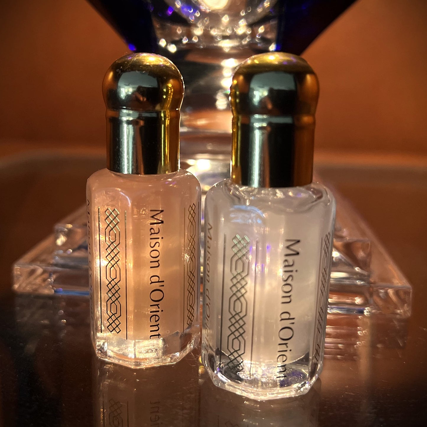 Maison d'Orient Pink Musk (مسك وردي) and Musk Tahara (مسك الطهارة) Hand-crafted Oil Perfumes