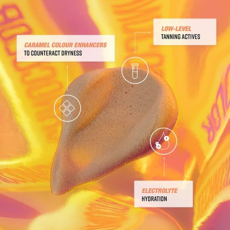 Bondi Sands Technocolor Caramel 1 Hour Express Self Tanning Foam|Best for Deep Skin Tones Looking to Achieve a Warm, Golden Toned Glow|6.76 fl. oz.