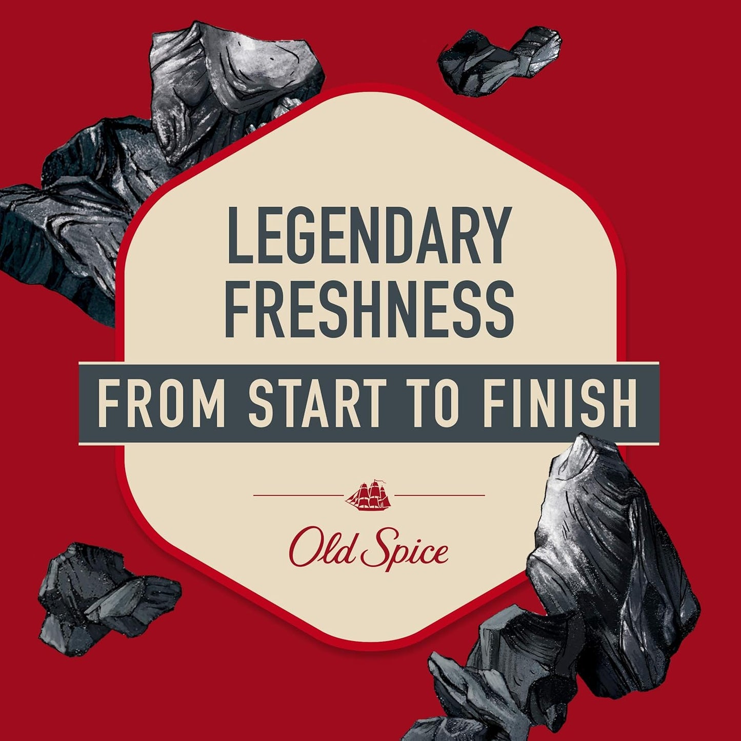 Old Spice Charcoal Shampoo for Men, 21.9 Oz Each, Twin Pack