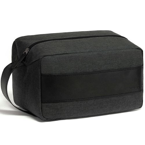 Vorspack Toiletry Bag for Men - Large Dopp Kit for Travel Water Resistant Travel Bag for Toiletries Accessories Lightweight Toiletries Bag - Grey