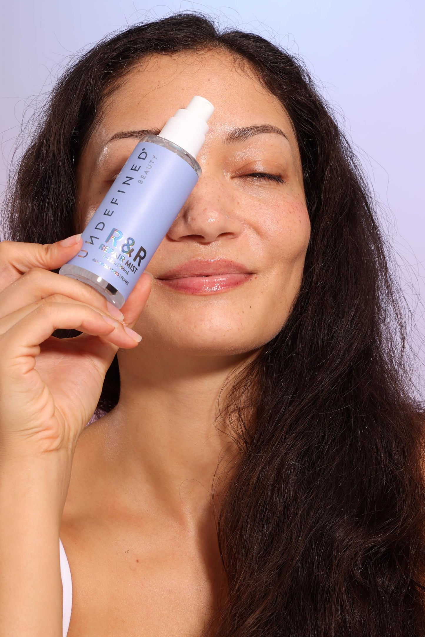 Undefined R&R Repair Mist Hypochlorous Acid Spray to calm inflammation, improve texture, increase hydration and balance; travel friendly size 3.4oz