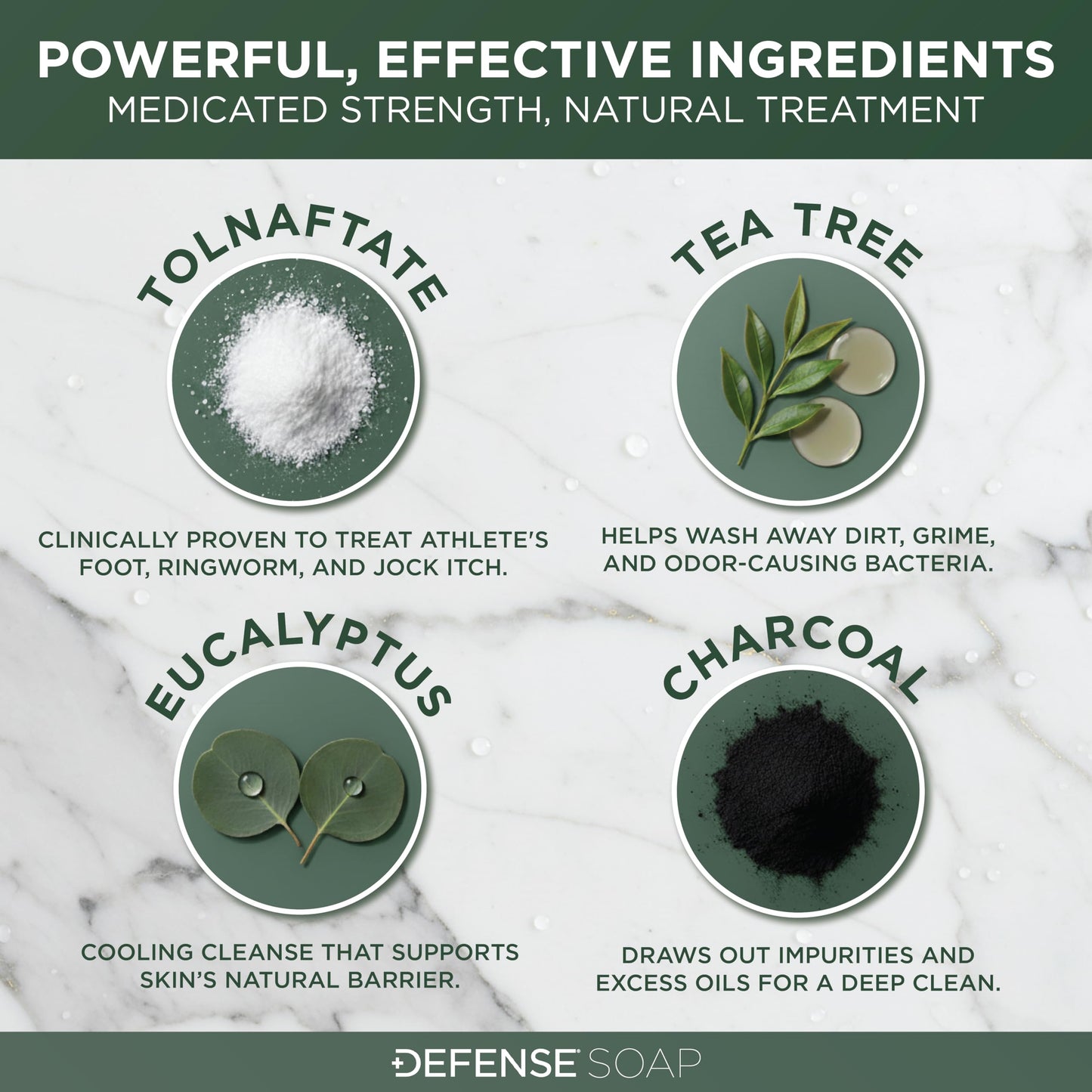 Defense Antifungal Bar Soap 5-Pack