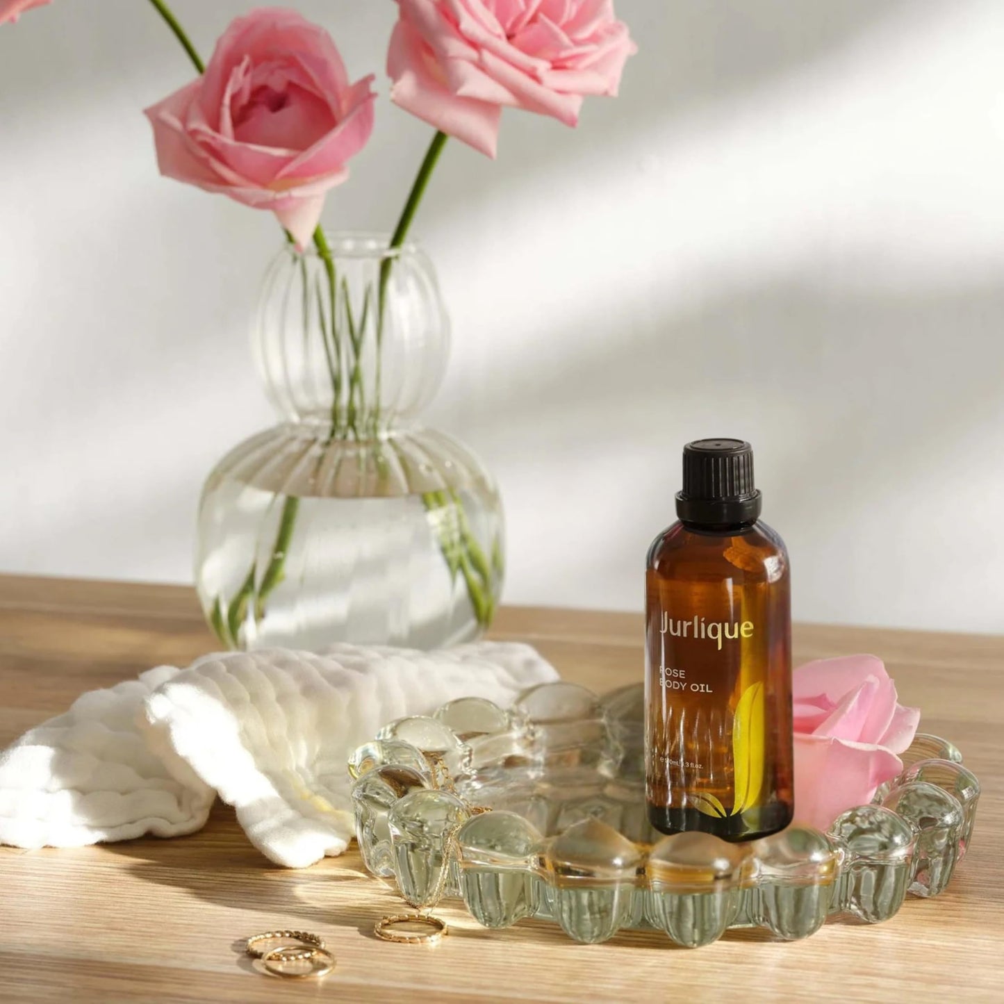 Jurlique Rose Body Oil - 6.76 Fl Oz - Rose Body Oil & Moisturizing Massage Oil for Women - For All Skin Types - Hydrating Skin Oil & Body Skincare - Australian Natural-Based Skincare