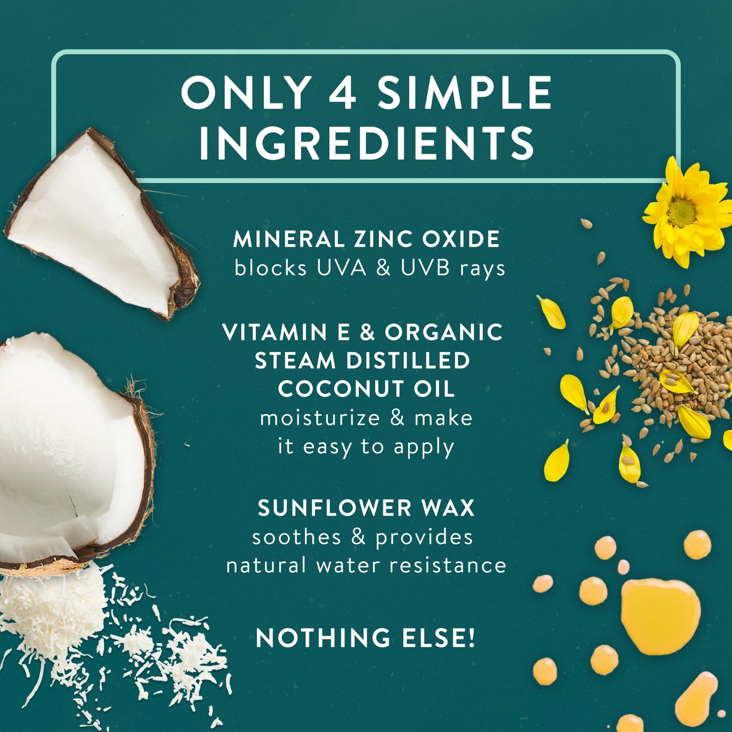 Badger Mineral Daily Sunscreen with Zinc Oxide, SPF 30, Lightweight & Easy to Apply w/No White Cast, Moisturizing Organic Sunscreen, Reef Safe, Vegan, Unscented, 4 fl oz, 2-Pack