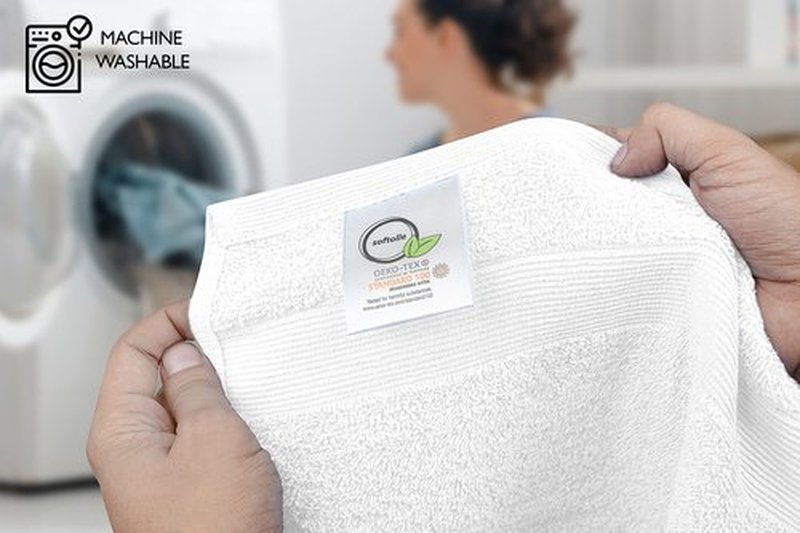 Premium Wash Cloths Pack of 12 (13" x 13" Inches)- 100% Combed Ring Spun Cotton WashCloth - Luxury Washcloths – Ultra Soft Face Towels - Highly Absorbent Wash Cloth for Face (Grey) (White)