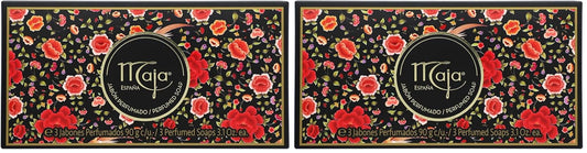 Perfumed Bar Soap Set - Moisturizing Body Wash Bars with Beautiful Scents | 3 Bars, 3.1 Oz Each