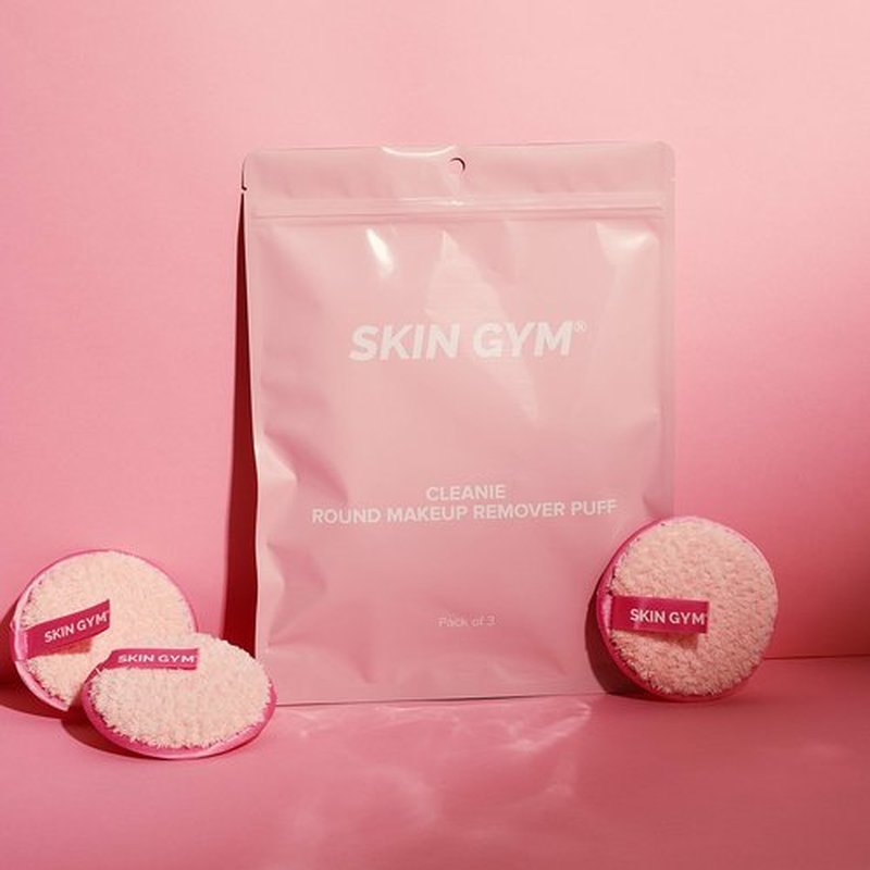 Skin Gym Cleanie Reusable Makeup Remover Pad 3 pieces - Removes Makeup with water - No chemicals, No harsh Fibers