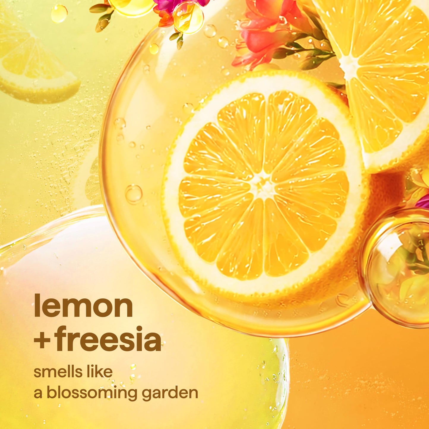 method Foaming Hand Wash, Lemon + Freesia - Leaves Hands Clean & Soft, for Bathroom & Kitchen, Made without Parabens, 10 fl oz