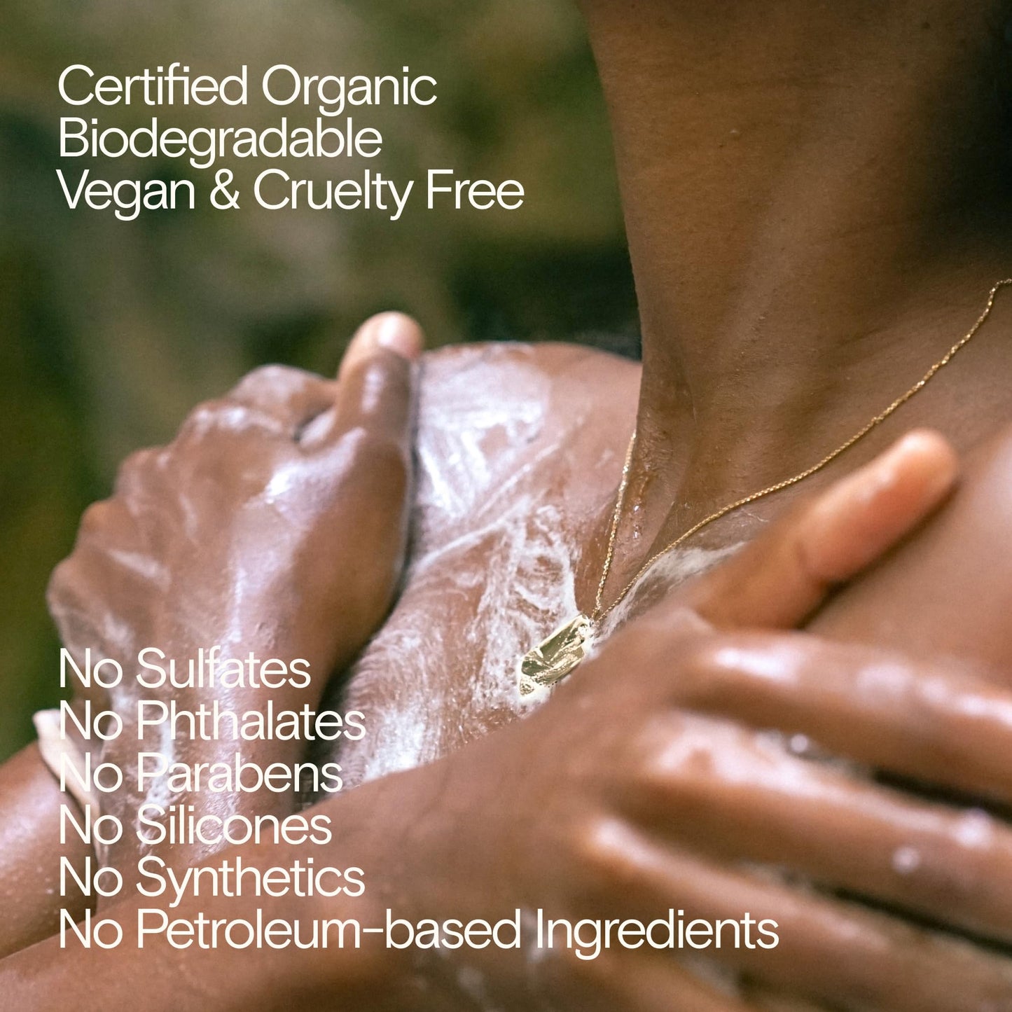 Bathing Culture Organic Body Wash for Women and Men, Natural Shower Gel, Biodegradable, Sustainable, Vegan Personal Care, Gallon Size, Meadow Vision Scent