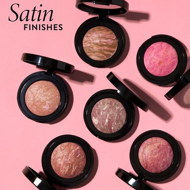 LAURA GELLER NEW YORK Baked Blush-n-Brighten Marbleized Blush for Cheeks - Sunlit Rose - Satin Finish - Buildable Color