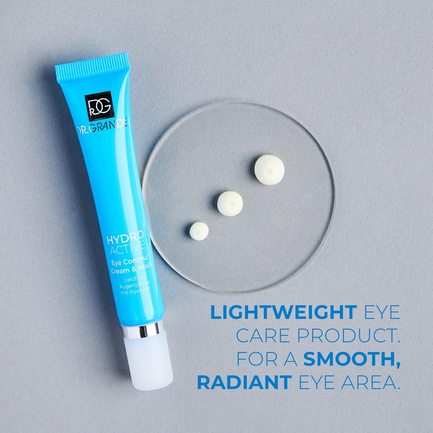 Dr. Grandel Hydro Active Eye Contour Cream & Mask – Hyaluron eye cream and eye mask, moisturizing product for the eye area, alleviates dark circles under the eyes and dryness lines