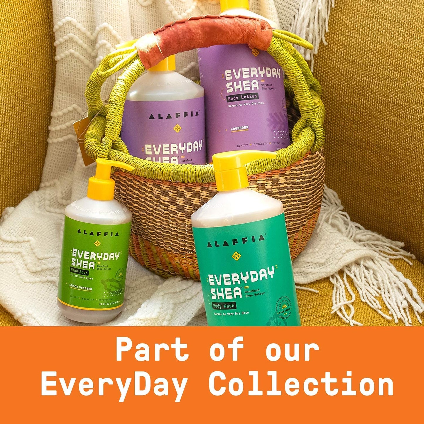 Alaffia Everyday Shea Body Wash, Naturally Helps Moisturize and Cleanse Without Stripping Natural Oils with Fair Trade Shea Butter, Neem, and Coconut Oil Vanilla Mint 32 fl oz - 2 Pack