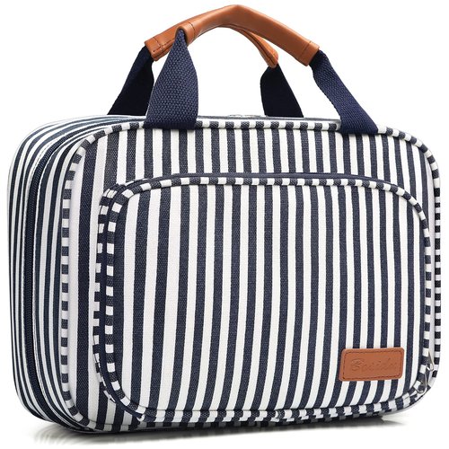 Toiletry Bag for Women Large Capacity Hanging Travel Toiletry Organizer for Traveling Women with 4 Compartments & 1 Hanging Hook Travel Comestic Makeup Bag for Full Size Toiletries