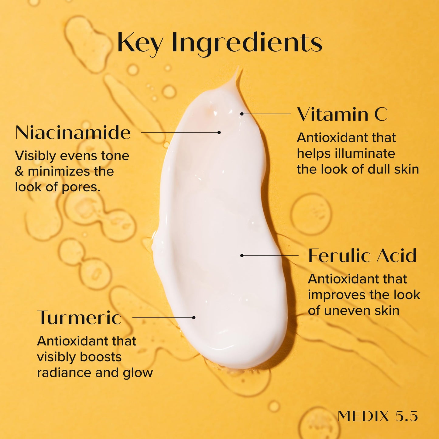 MEDIX Fragrance Free Firming Retinol Body Lotion + Brightening Vitamin C Cream 2pc Skin Care Set | Crepey Skin Care Treatment | Anti Aging Body Cream & Face Moisturizer For Crepe Skin & Dark Spots