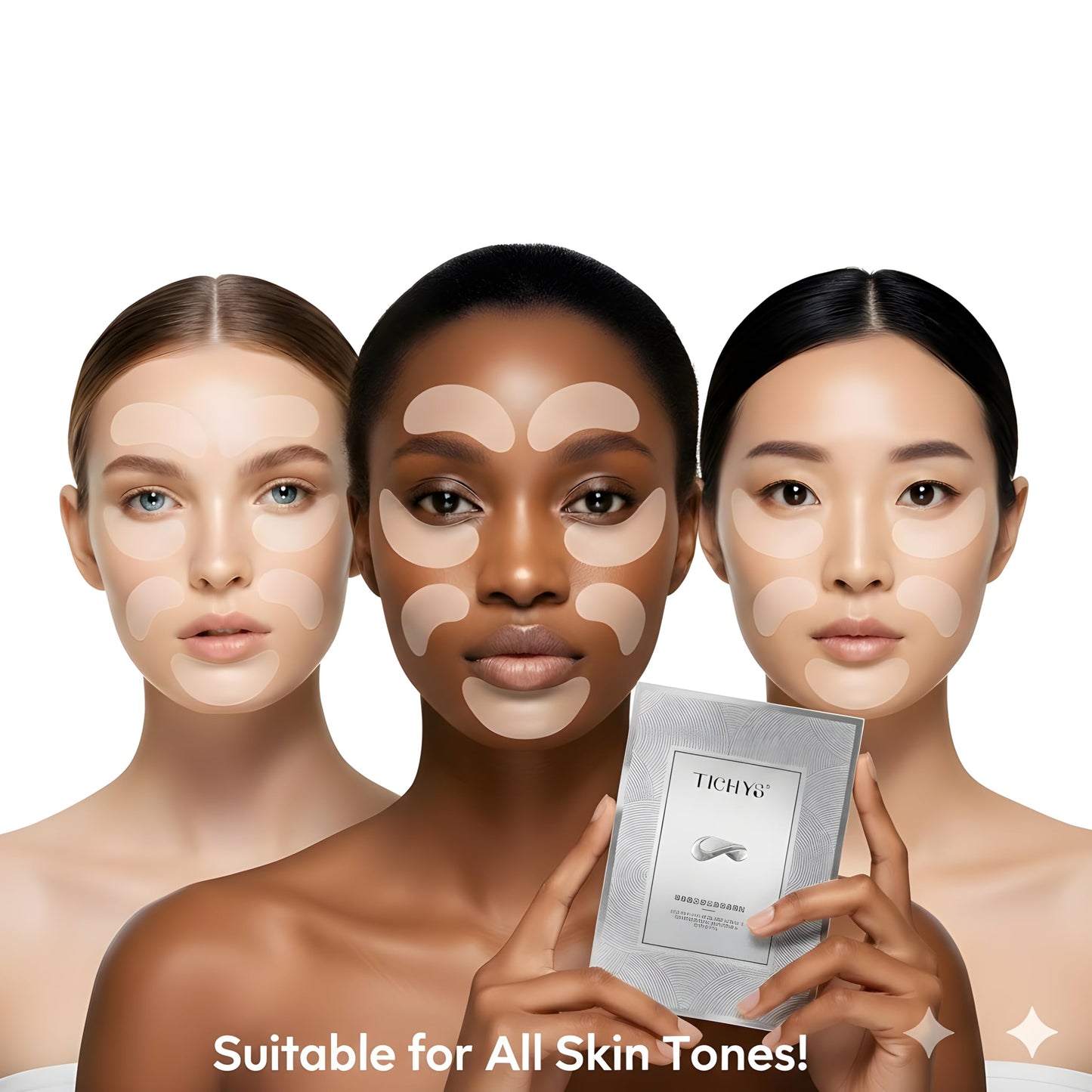 Hyaluronic Acid Collagen Micro Anti-Wrinkle Patches for Dark Circles, Bags, Crapey & Creased Skin, Anti-Aging, Firms, Smooths, Lifts, Lightens, 0.25mm Dissolvable Nanocrystal Darts, 6 Patches
