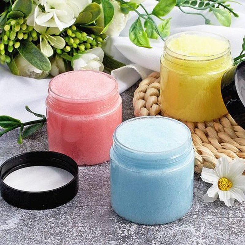 TUZAZO 2 Oz Small Plastic Container Jars with Lids and Labels BPA Free, Empty Round Clear Cosmetic Containers Plastic Slime Jars for Lotion, Cream, Ointments, Samples, Makeup, Travel Storage (12 Pack)
