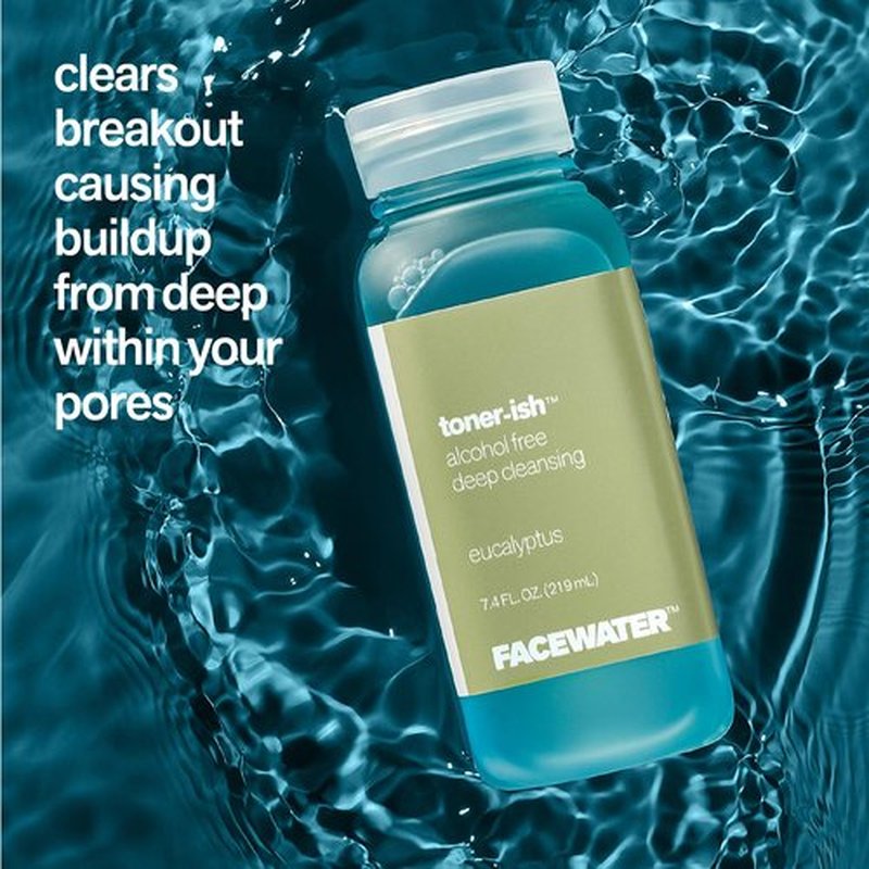 Facewater Toner-ish Deep Cleansing Eucalyptus Alcohol Free Toner