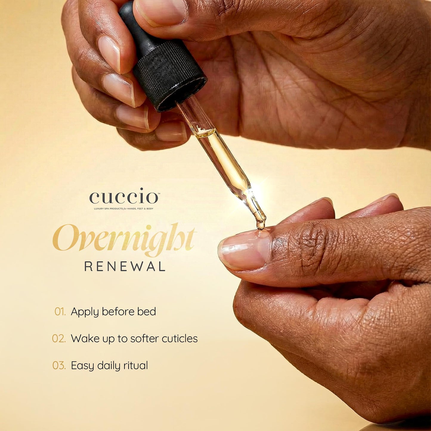 Cuccio Naturale Vanilla Bean & Sugar Revitalizing Cuticle Oil, Lightweight Fast-Absorbing Hydrating Nail & Cuticle Conditioner, Cold-Pressed Oils + Vitamin E, 2.30 Fl Oz