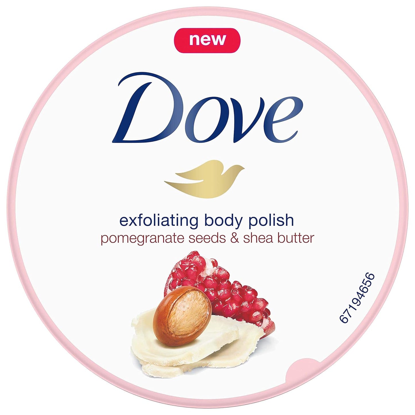 Dove Exfoliating Body Polish Scrub with Almond & Mango Butter - 10.5 oz (4 Count) for Dry Skin