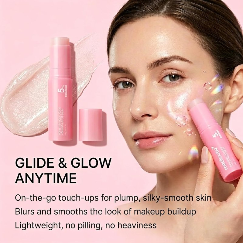 Collagen Volume Multi Balm Stick - Pink Firming Care for Under-Eyes, Lips & Fine Lines | All-in-One Balm (1pc)