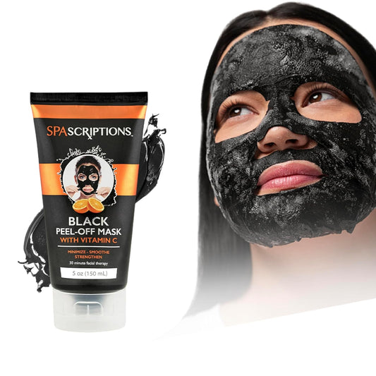 Vitamin C Peel Off Face Mask - Radiance Boosting for Dull Skin | Pore Refining & Deep Cleansing, 5 oz