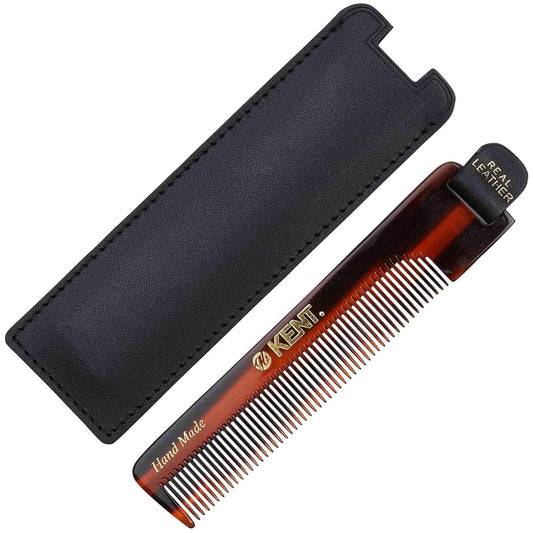 Kent NU22 Handmade Pocket Comb for Men | Fine Tooth Hair & Beard Grooming Tool