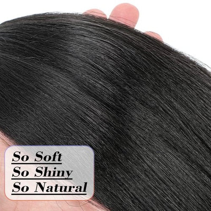 Braiding Hair Pre Stretched French Curly Braiding Hair Crochet Braids Natural Easy Braid Crochet Hair Hot Water Setting Professional Soft Yaki Straight Hair For Braiding (12inch（pack of 6）, 1B)