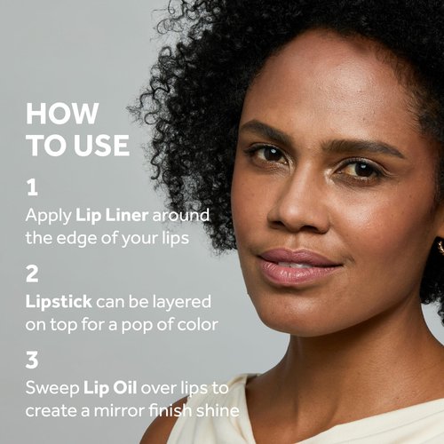 No7 Pro Artist Lip Liner - Precision Edit Lip Liner Pencil with a Creamy, Matte Finish - Helps Prevent Lipstick Bleeding and Enhances Lip Shape - Rose Couture (0.04 oz)