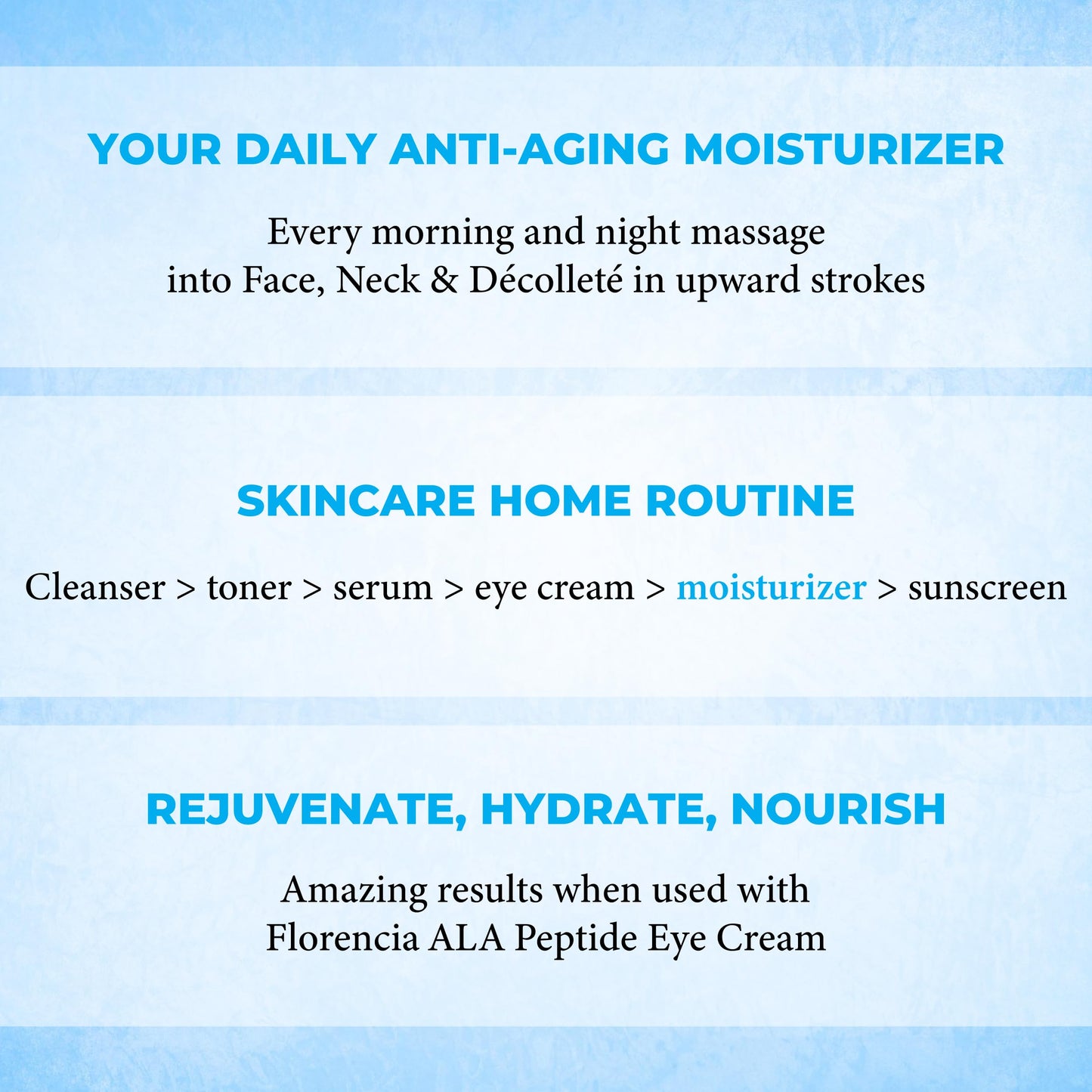 Florencia Ultra Peptide Complex Cream – Reviving Face Moisturizer, 2 oz