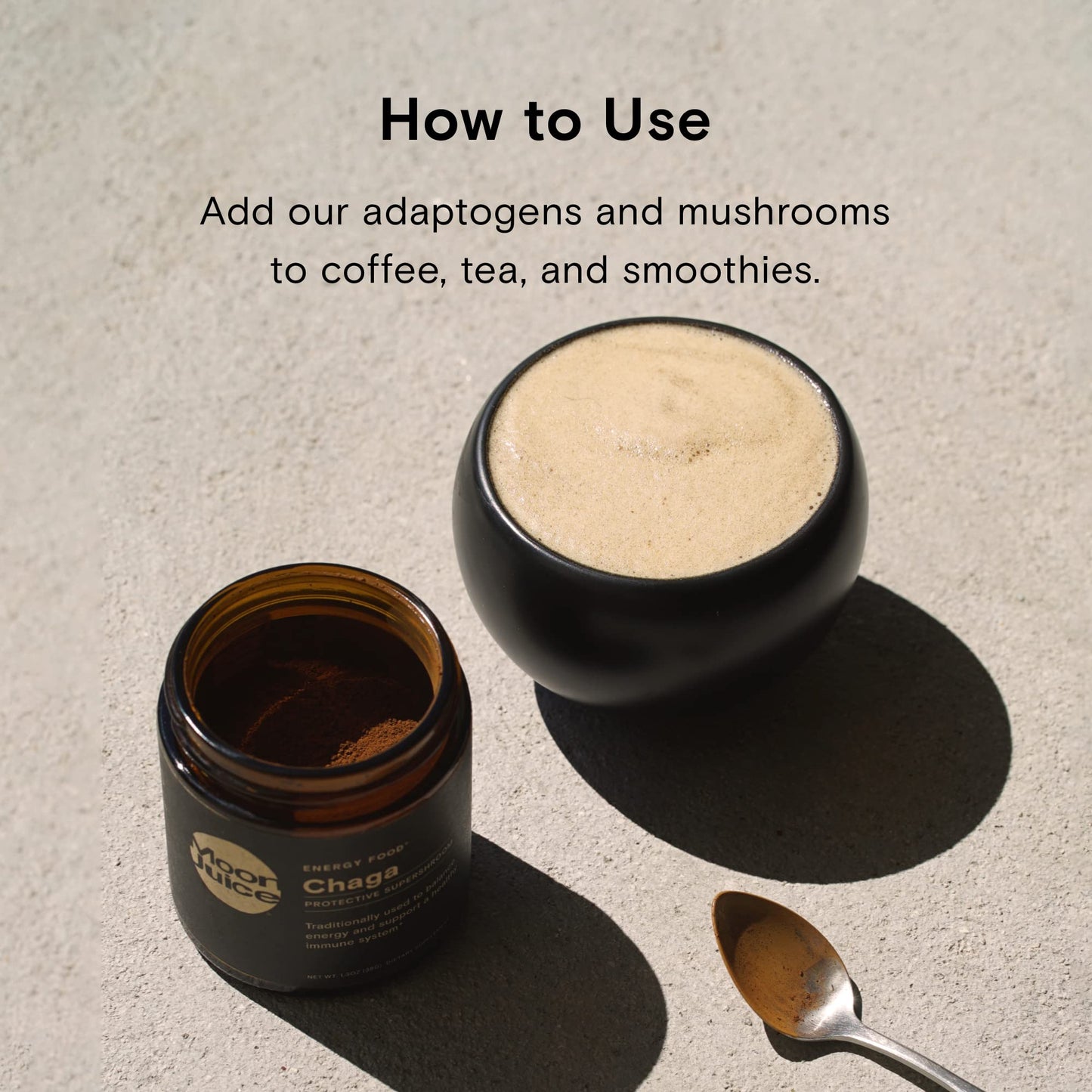Reishi by Moon Juice - Organic Reishi Mushroom Powder Extract (700mg 1,3 and 1,6 Beta-Glucans per Serving) - Supports Mood, Concentration & Healthy Immune System - Vegan, Non-GMO (1.3oz)
