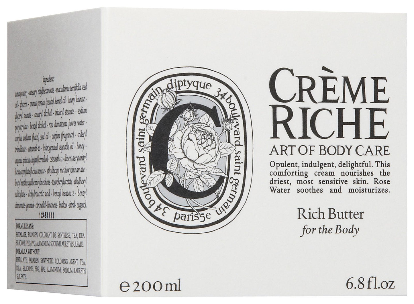 Diptyque The Art of Body Care Rich Butter for the Body - 6.8 oz (Model: 3700431403582)