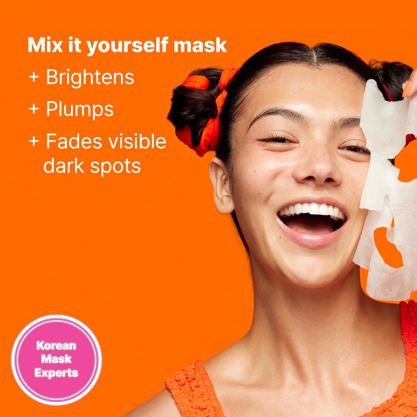 Dr.Jart+ Brightamin Brightening Plumping Korean Face Mask with Vitamin C | Korean Skin Care | Travel Size, 1 Pack