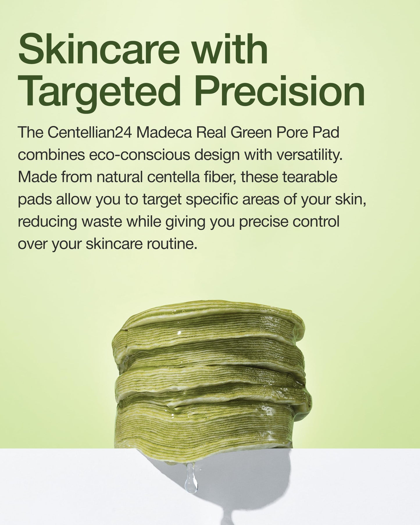 CENTELLIAN 24 Madeca Real Green Pore Pad (5.74fl oz / 60 pcs) - Exfoliating & Soothing Dual-Sided Toner Pads for Sensitive Skin, Pore Care, Korean Skin Care. Centella Asiatica, PHA & LHA