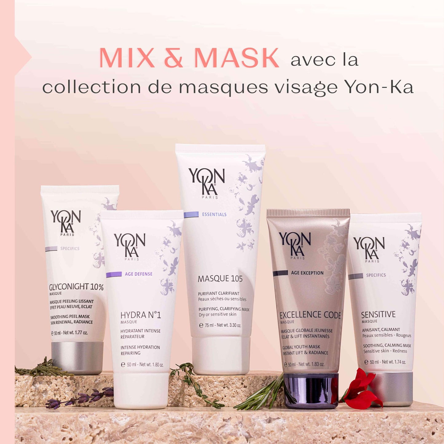 Yonka Essentials Masque 105 | Clarifying and Purifying Face Mask | Weekly Treatment for Dry and Sensitive Skin | Hydrates While Tightening Pores and Purifying Skin | 3.30 oz