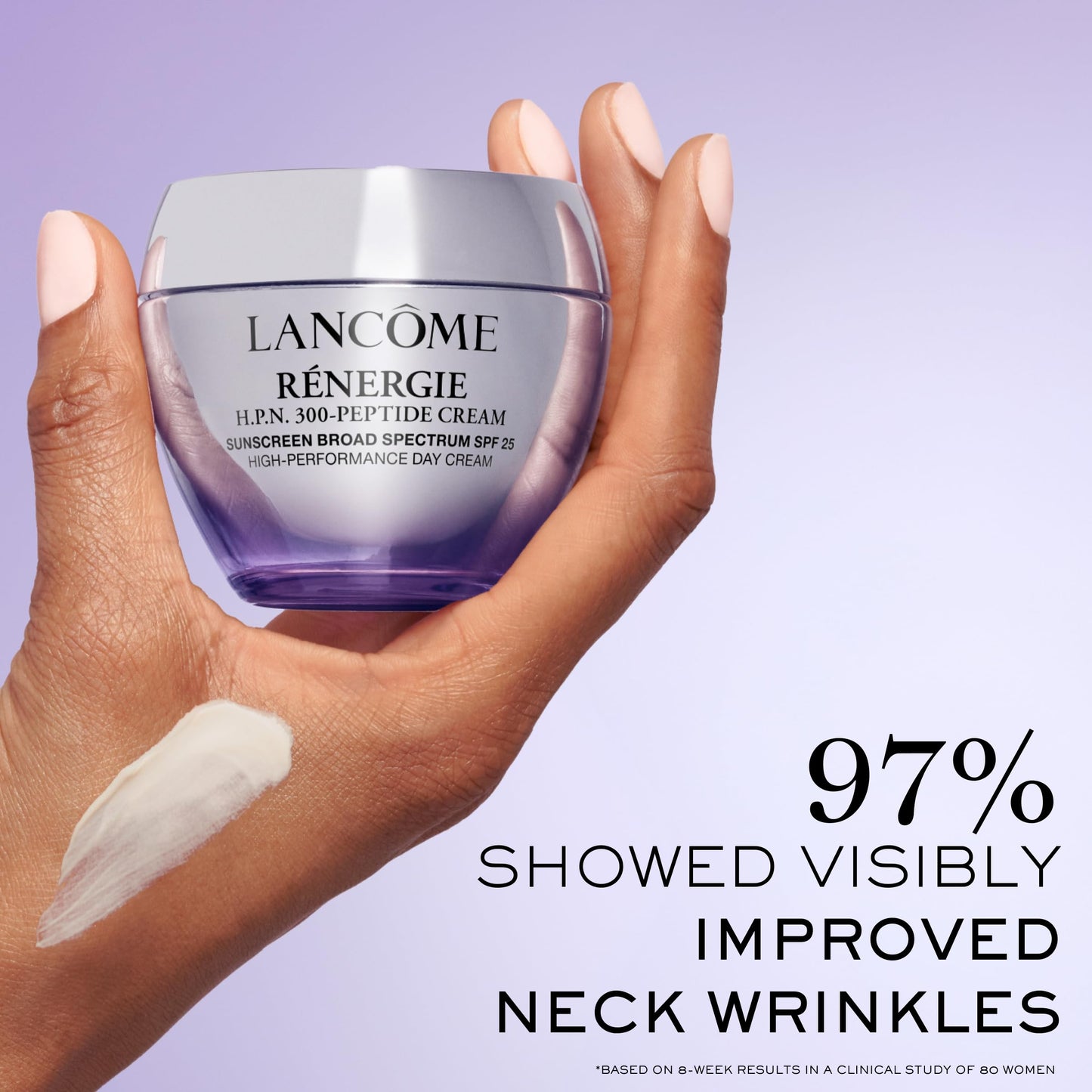 Lancôme Rénergie H.P.N. 300-Peptide Cream SPF 25 Face Cream - Anti-Aging Moisturizer, Targets Fine Lines, Wrinkles & Dark Spots - SPF 25 Sunscreen Protection- 2.5 Fl. Oz